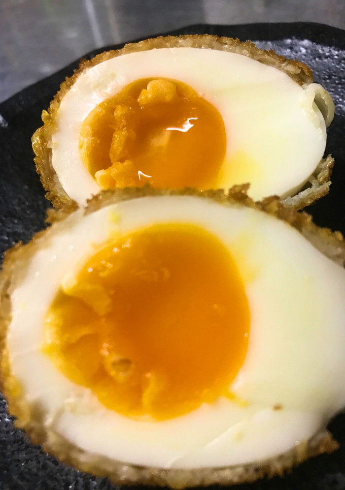肉巻き半熟卵の串揚げ-レシピのメイン写真
