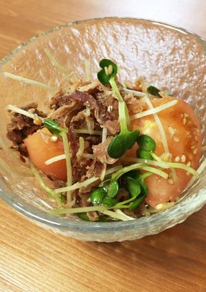 だしがら活用☆簡単すぎるトマトサラダ-レシピのメイン写真