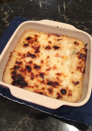 シチューの残りでパスタグラタン-レシピのメイン写真