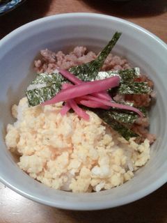 そぼろ丼-レシピのメイン写真