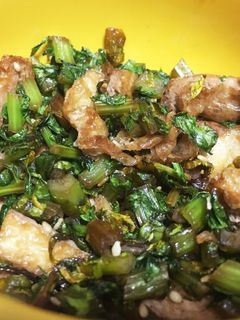【節約】大根の葉の炒め物-レシピのメイン写真