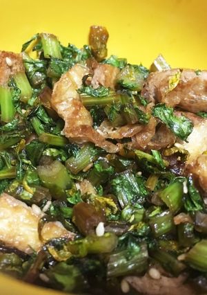 【節約】大根の葉の炒め物-レシピのメイン写真