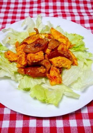 簡単！ふわとろ卵のウィンナーエッグ-レシピのメイン写真