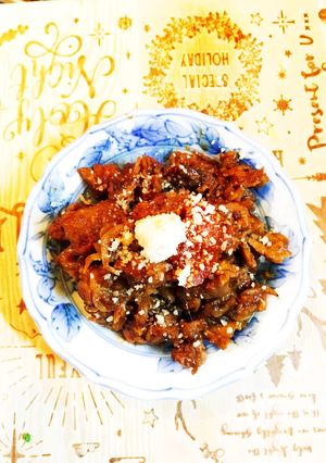 豚肉とオキアミの味噌チーズ時雨-レシピのメイン写真
