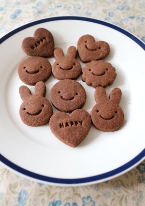 ☆グルテンフリービーガンココアクッキー☆-レシピのメイン写真