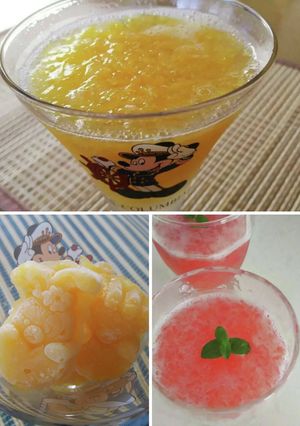 ゼリーフィズ＊果肉つぶつぶゼリードリンク-レシピのメイン写真
