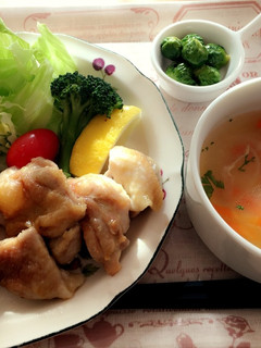 今日の晩ごはん♪/ノンフライ唐揚げ-レシピのメイン写真