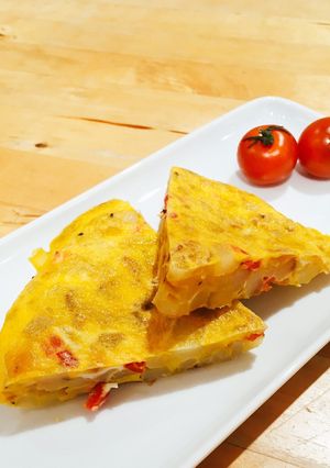 じっくり焼きで本場風スパニッシュオムレツ-レシピのメイン写真