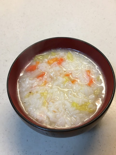 和風だしでチーズ粥-レシピのメイン写真