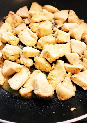 鶏胸肉の柚子胡椒炒め-レシピのメイン写真
