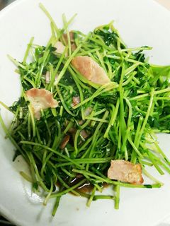 豆苗とベーコンの塩コショウ炒め-レシピのメイン写真