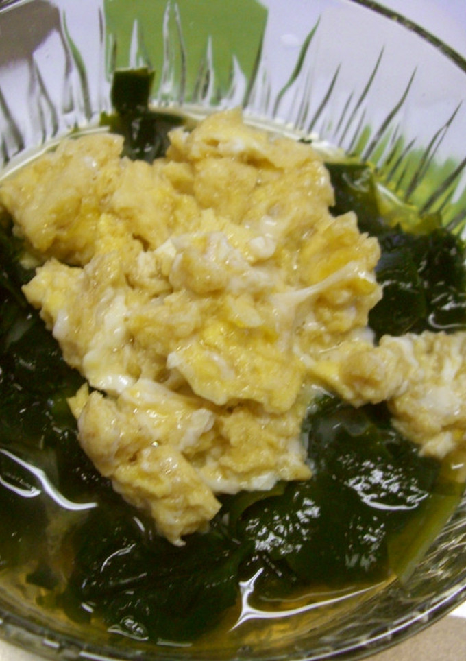たまごとワカメの☆だし香る和え物-レシピのメイン写真