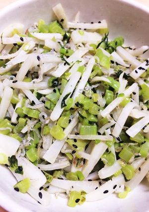 炒め物 大根の皮・茎-レシピのメイン写真