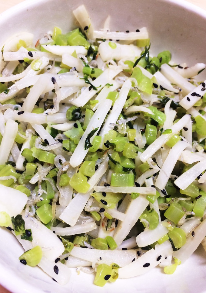 炒め物 大根の皮・茎-レシピのメイン写真