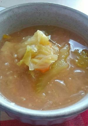 基本のスープde トマト味噌スープ-レシピのメイン写真