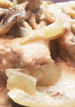 鶏ささみときのこのサワークリーム煮✩*+-レシピのメイン写真
