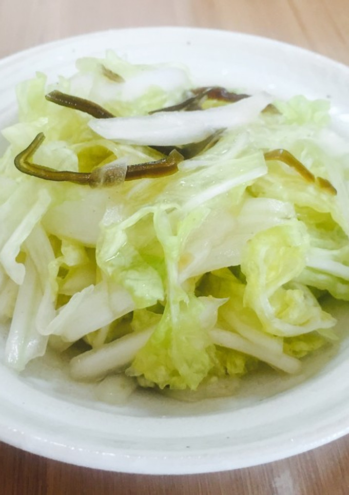 白菜のゆずこしょう昆布和え-レシピのメイン写真