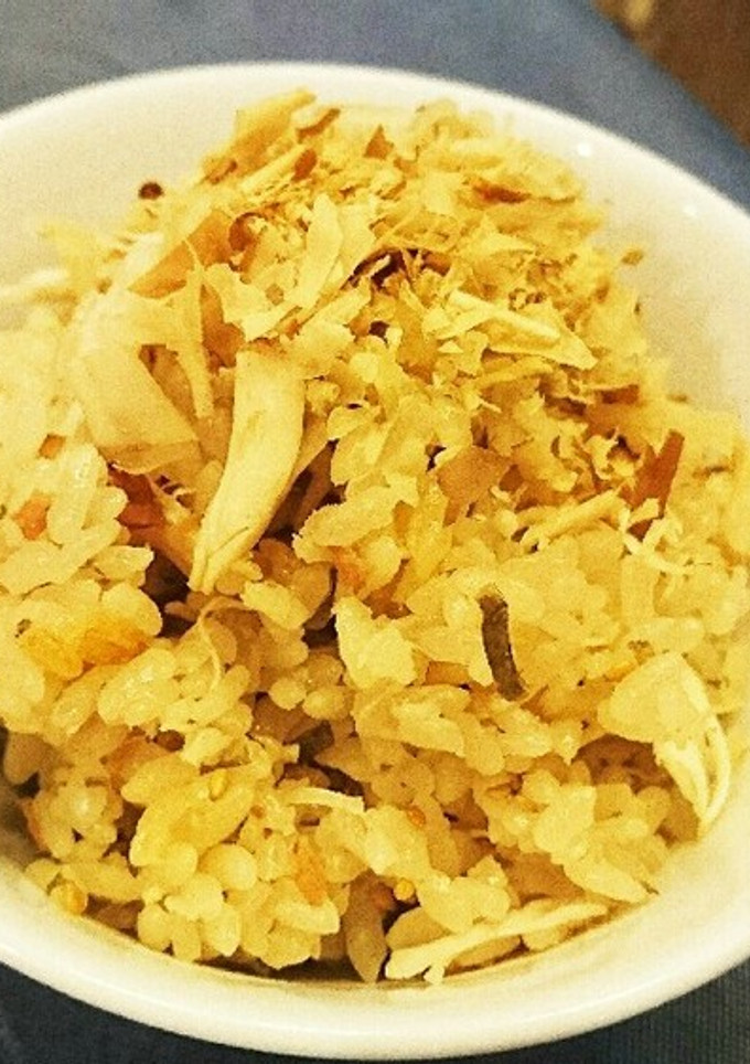 梅昆布と鶏ささみの炊き込みご飯-レシピのメイン写真
