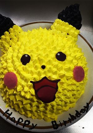 ピカチュー ケーキ☆息子の誕生日に♡-レシピのメイン写真