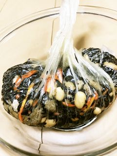 ポリ袋でひじきの煮物-レシピのメイン写真
