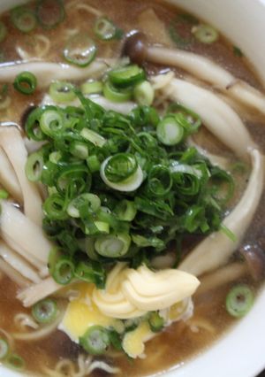 きのことバターの醤油ラーメン-レシピのメイン写真