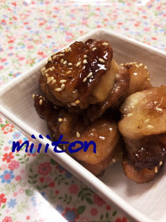 高野豆腐の肉巻き*甘辛-レシピのメイン写真