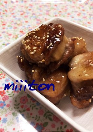 高野豆腐の肉巻き*甘辛-レシピのメイン写真