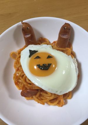 簡単かわいいハロウィンパスタ-レシピのメイン写真
