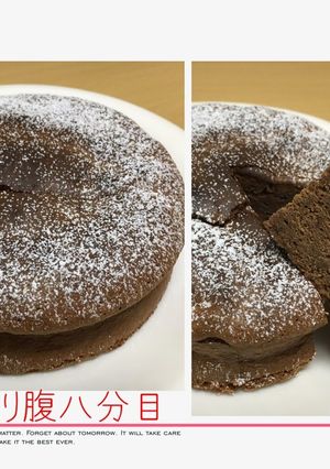 丸型15cm簡潔ガトーショコラ-レシピのメイン写真