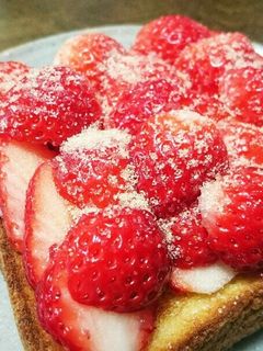 思い出の味♡いちごぱんトースト-レシピのメイン写真