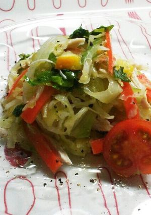 ﾋﾞﾀﾐﾝたっぷり鶏肉のサラダ♪-レシピのメイン写真
