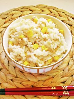 ☺簡単♪ツナとコーンの炊き込みご飯☺-レシピのメイン写真