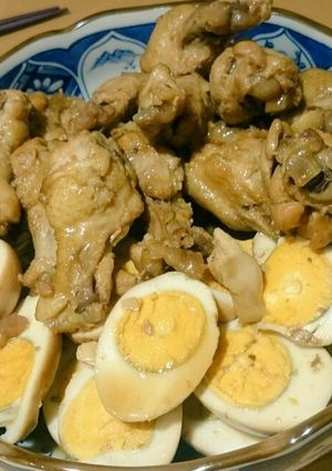 手羽元と卵の煮物-レシピのメイン写真