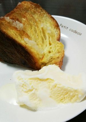 簡単にカフェの味♥熱冷！デニッシュアイス-レシピのメイン写真