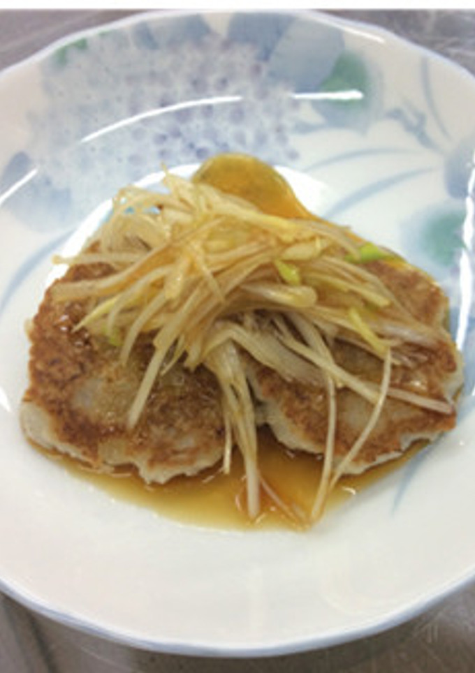 大根＆蓮根もちのシャキシャキ葱だれ-レシピのメイン写真