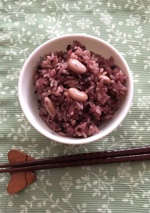 栄養満点☆玄米大豆ご飯-レシピのメイン写真