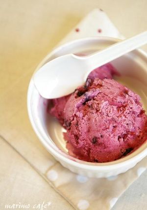 ブルーベリー＆レモンフローズンヨーグルト-レシピのメイン写真