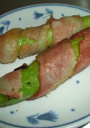 オクラ丸ごとベーコン巻き-レシピのメイン写真