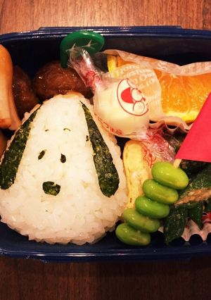 簡単♡スヌーピーのキャラ弁-レシピのメイン写真