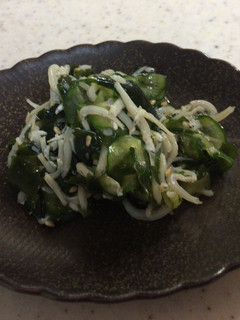 きゅうりとしらすの三杯酢(覚書用)-レシピのメイン写真