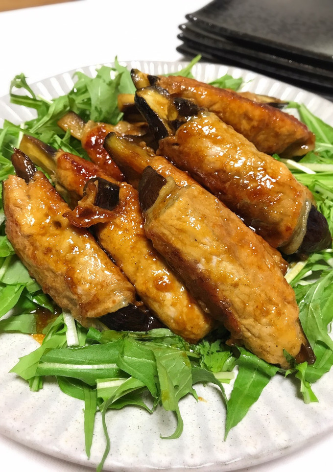 うなる旨さ‼︎なす巻きの豚肉生姜焼き-レシピのメイン写真