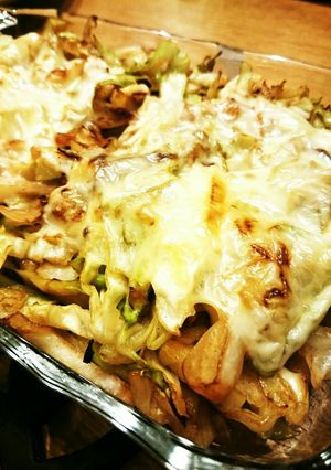 こんがりキャベツのチーズ焼き-レシピのメイン写真