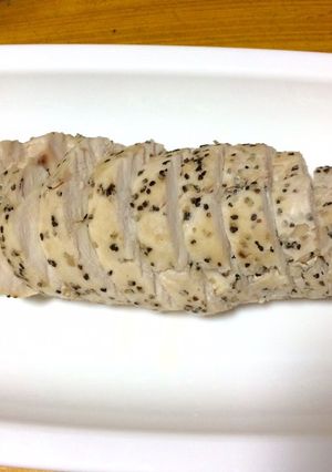 鶏胸肉ハム~ブラックペッパーver~-レシピのメイン写真