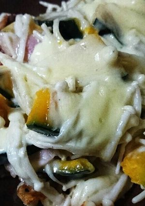 カボチャのチーズ重ね焼き-レシピのメイン写真