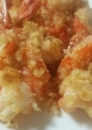 油で揚げない☆海老の天かす焼き♪-レシピのメイン写真