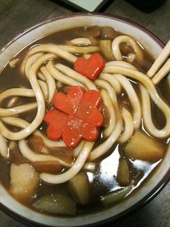 余りのカレーでカレーうどん!-レシピのメイン写真