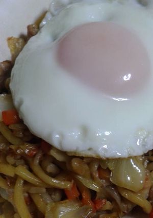 醤油を効かせて♪あっさりそばめし-レシピのメイン写真