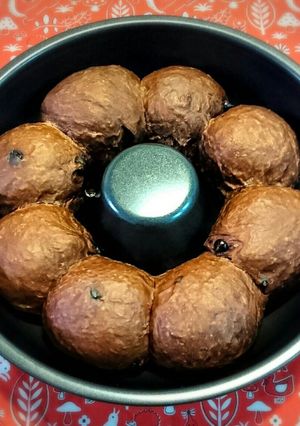 チョコチップ入り☺ココアのちぎりパン-レシピのメイン写真