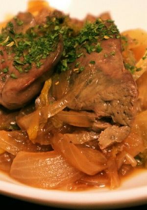 簡単絶品お店の味！鶏レバー甘辛赤ワイン煮-レシピのメイン写真