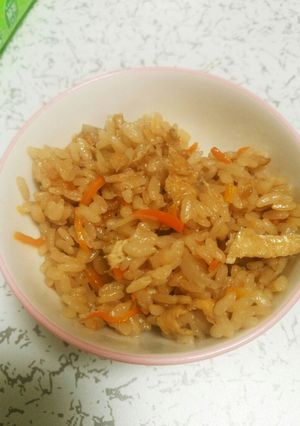 鶏肉なしでもうま～い♡うちのかやくごはん-レシピのメイン写真